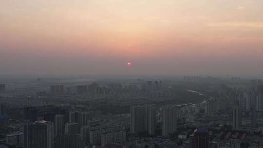 江苏淮安城市建设航拍