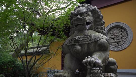 杭州飞来峰永福寺禅院风景