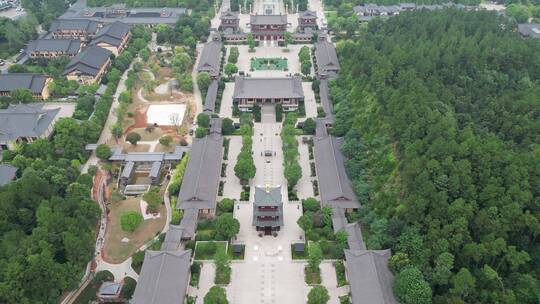 江西九江东林寺东林大佛视频素材模板下载