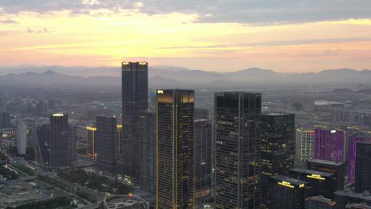 4K杭州未来科技城夜景