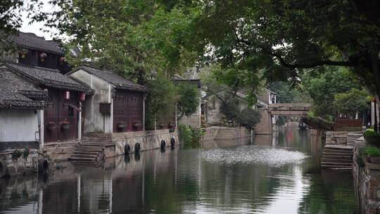 浙江湖州南浔古镇江南水乡风景