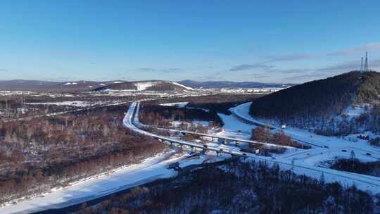 穿越林海雪原的332国道241116-1