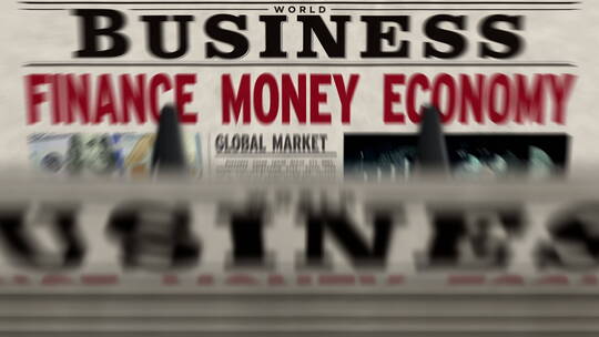 商业金融货币和经济报纸印刷机