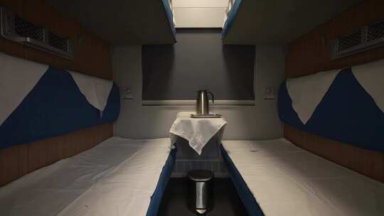 卧铺火车内卧铺