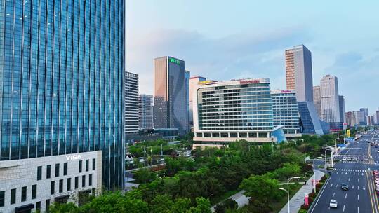 青岛西海岸新区城市空镜航拍