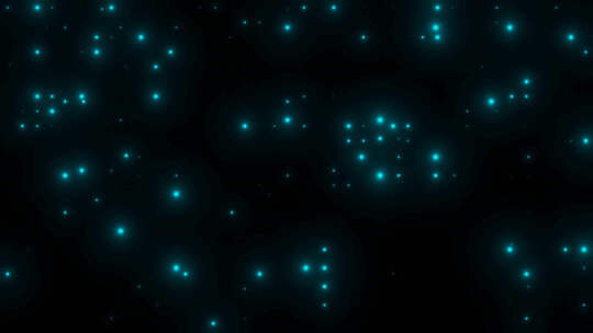 科技光点闪烁透明通道