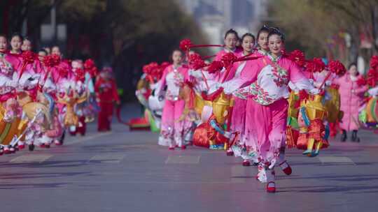 陕北秧歌  榆林  陕西  秧歌  佳县  大秧歌