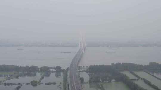 南京浦口科创广场航拍大楼风景