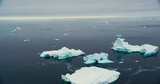 航拍格陵兰冰山 北极探险高清在线视频素材下载