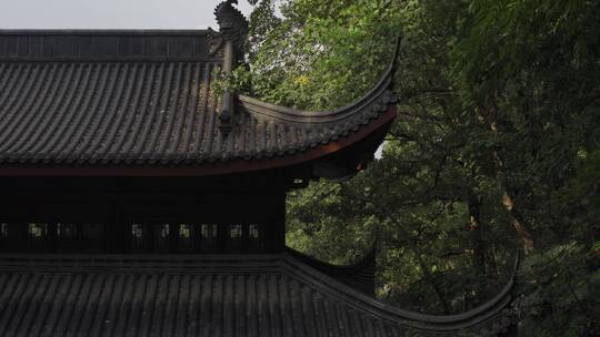 杭州凤凰山万松书院风景