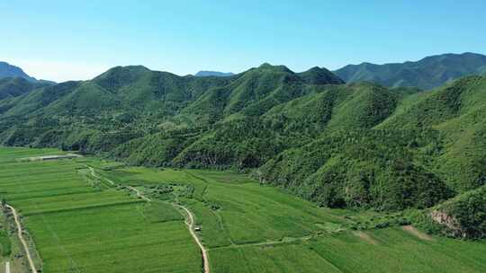 【航拍】乡村振兴新农村  绿水青山