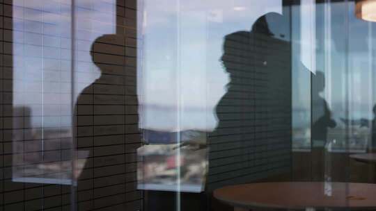 商务人士洽谈握手合作