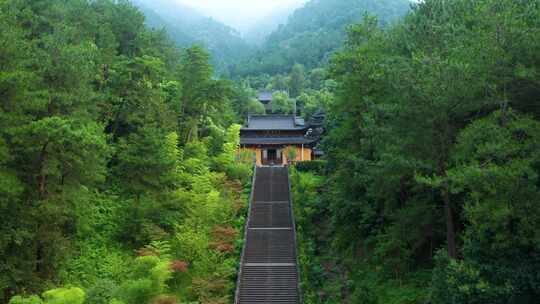 浙江省杭州市建德梅城玉泉寺航拍