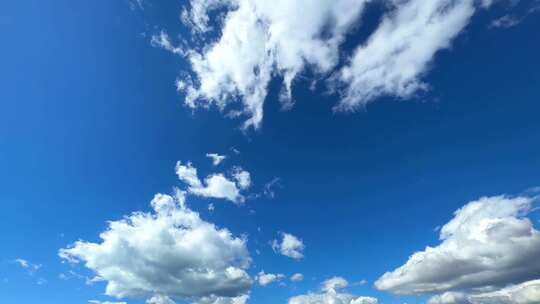 蓝天白云流动空镜头