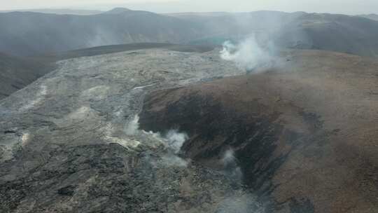 熔岩，流动，火山，火山