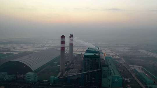 工厂环境问题烟囱污染生态环保