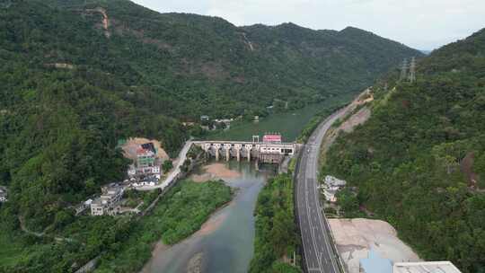 客家梅州大埔县北环公路风光