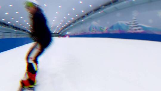 重庆融创文旅城雪世界精彩镜头2K视频素材模板下载