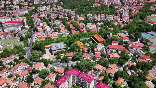 青岛老城区青岛城市风光视频素材模板下载