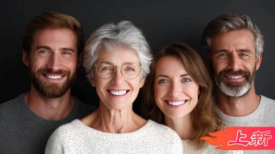 爱与陪伴家庭温馨瞬间