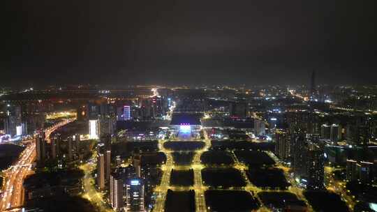 四川成都东站夜景