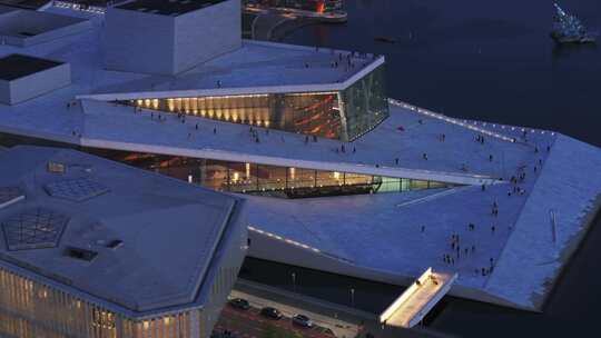 奥斯陆，挪威，无人机，屋顶
