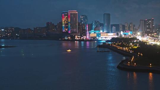 青岛西海岸新区夜景唐岛湾夜景