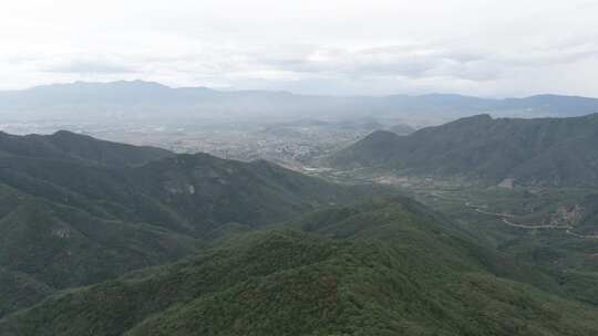 瓦哈卡山脉公路，鸟瞰无人机3号，墨西哥