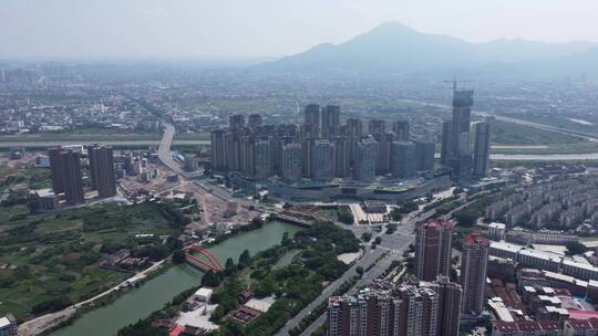 航拍莆田市区风景4K实拍视频