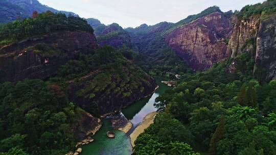 福建南平武夷山航拍