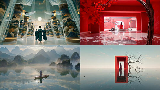 新中式国风艺术创作东方美学现代数字诗意