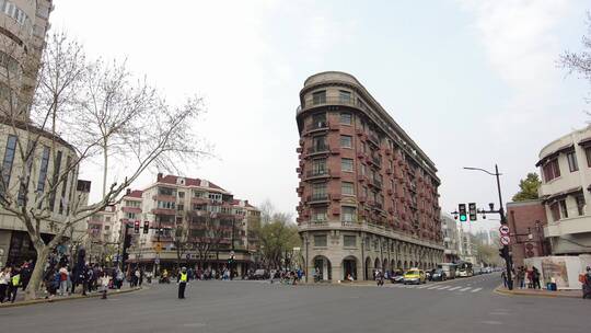 上海武康路文化历史街道4K实拍