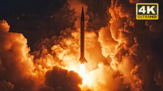 火箭升空航空母舰战舰直升机火箭炮洲际导弹