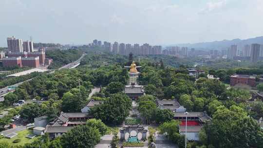 重庆华岩旅游风景区华岩寺航拍