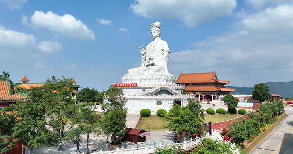 广东省东莞市观音山航拍