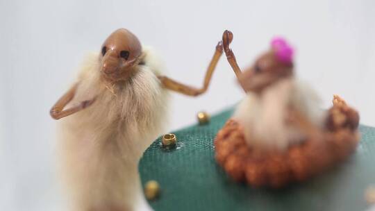 毛猴制作 非遗 传统 艺术 项目 手工 北京