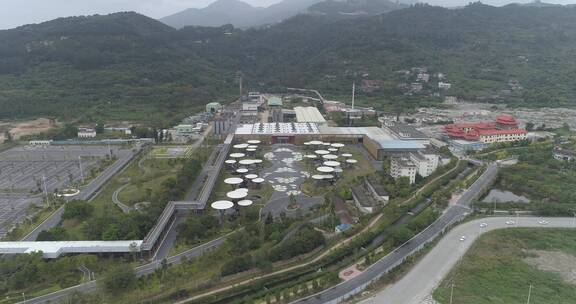 城市航拍 福建 莆田 城厢区 莆田市美术馆