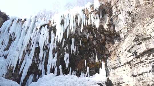 冰瀑 瀑布 沕沕水景区冰瀑 景点