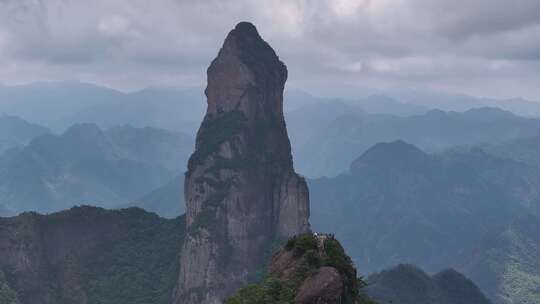 航拍神仙居景区1