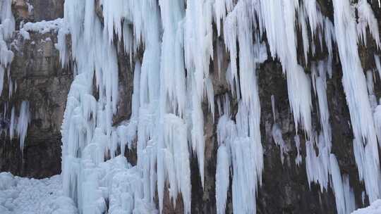 冰瀑 瀑布 沕沕水景区冰瀑 景点