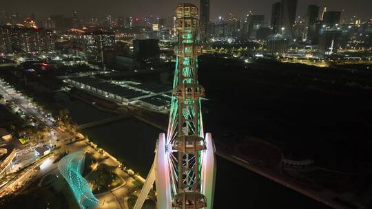 深圳欢乐港湾摩天轮夜景