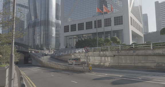 香港街景汽车