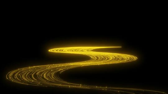 粒子河流AE模板