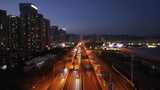 5K-京昆高速，繁华的昆明城市夜景高清在线视频素材下载