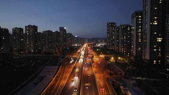 5K-京昆高速，繁华的昆明城市夜景