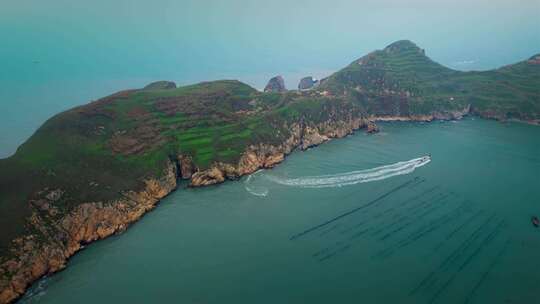 高清实拍福建霞浦四礵列岛大海岛屿