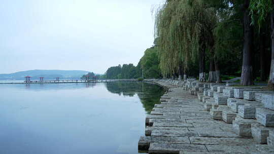 武汉东湖风景区听涛泳池