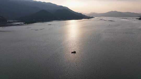 福建宁德霞浦最美县城东壁三沙码头高空航拍