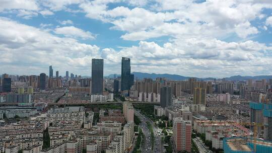 昆明北京路城市风光视频素材模板下载