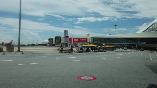 机场 航班 停机坪 航空 旅游 出差视频素材模板下载